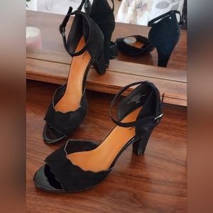 Arizona Open Toe Pumps with Ankle Strap, Size 10